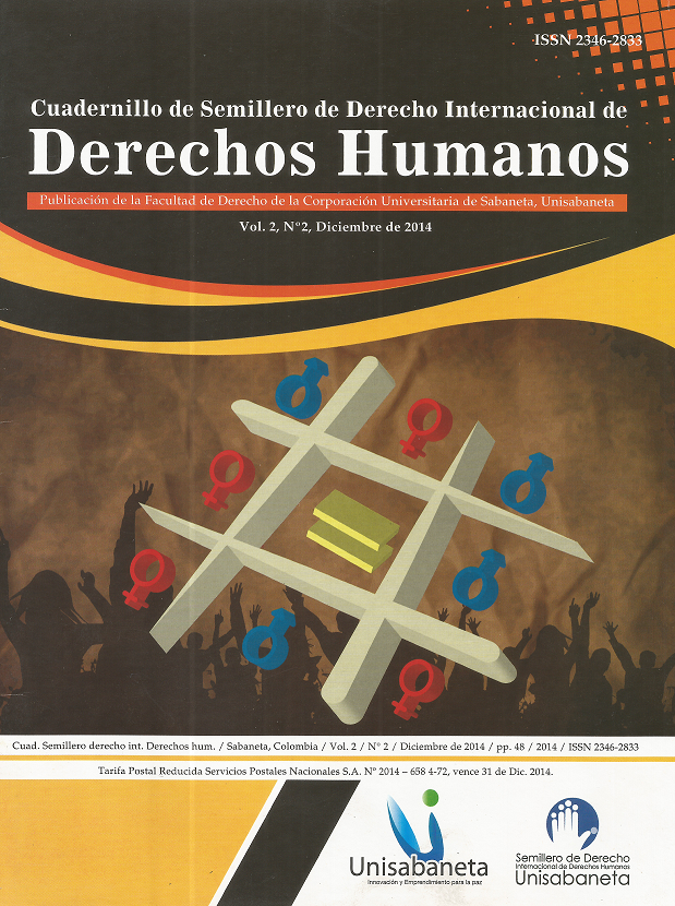 Cuadernillo de Semillero de Derecho Internacional de Derechos Humanos